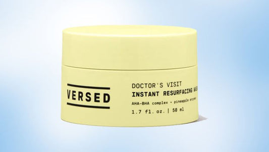 Versed Doctor’s Visit Exfoliating Face Mask, Jumbo - AHA BHA Facial Exfoliant, Pore Minimizer + Skin Resurfacing Enzyme Mask - Moisturizing, Smoothing + Brightening Vegan Skincare (3.4 Fl Oz)