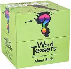 Word Teasers About Birds