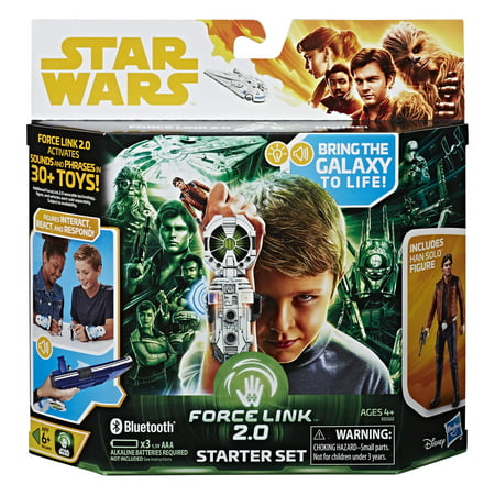 Star Wars Force Link 2.0 Starter Set with Han Solo Figure and Force Link Wearable Technology