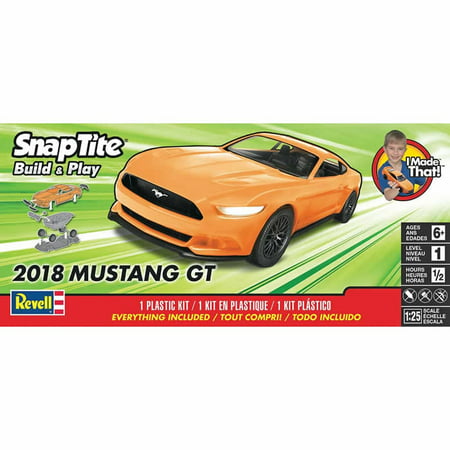 2018 Mustang GT Snap Tite Plastic Model Kit 1/25 Scale Revell