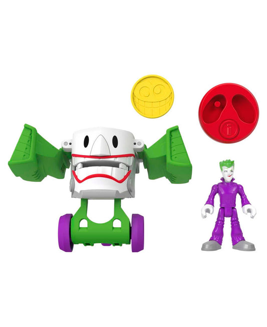 Dc Super Friends Head Shifters The Joker Laff Mobile Set