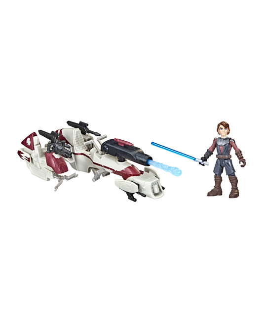 Star Wars Mission Fleet Anakin Skywalker Barc Speeder Strike Toy