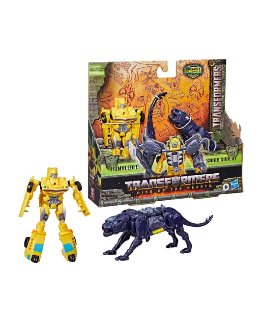 Transformers - Rise of the Beasts Beast Alliance Beast Combiners 2-Pack Bumblebee and Snarlsaber