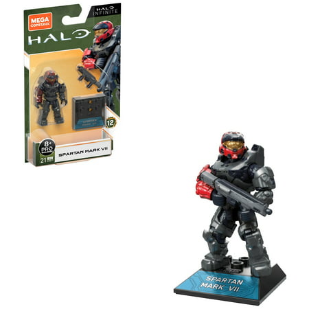 Mega Construx Halo Heroes Series 12 Spartan MK VII Micro Action Figure  Building Toys For Kids