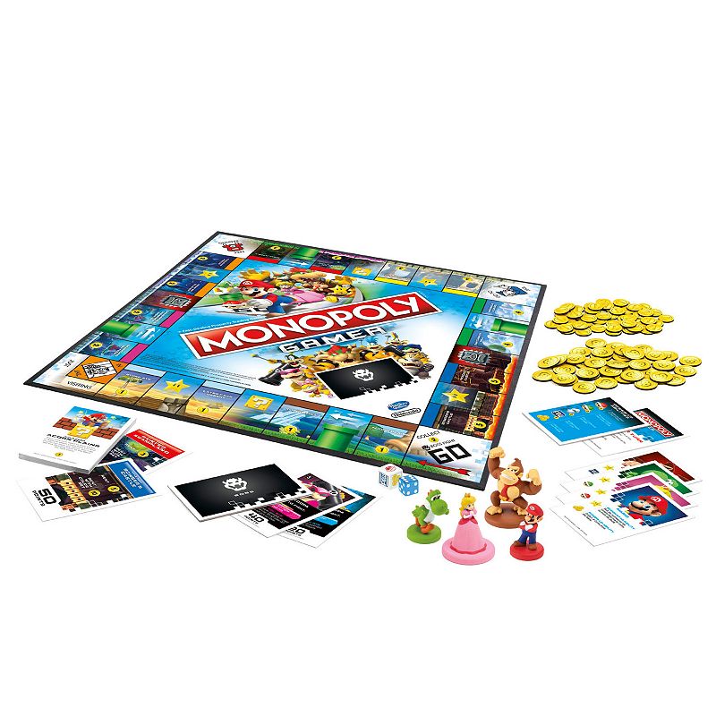 Monopoly Gamer Edition Board Game  Features Super Mario Characters