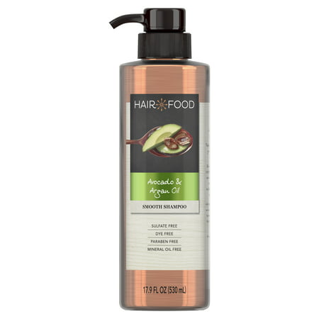 Hair Food Avocado & Argan Oil Sulfate Free Shampoo  17.9 fl oz  Dye Free Smoothing