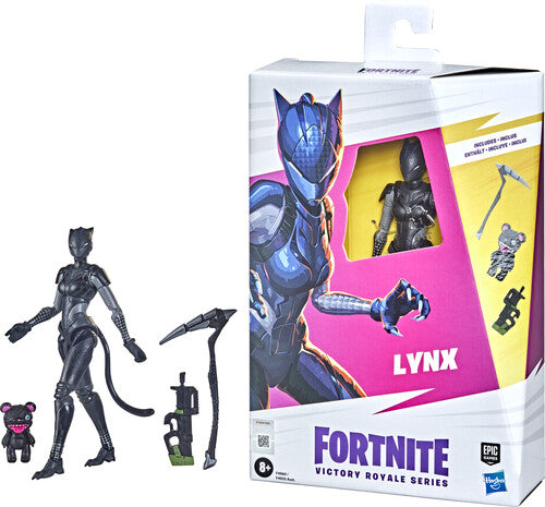 FORTNITE Hasbro Victory Royale Series Lynx Collectible Action Figure with Accessories - Ages 8 and Up, 6-inch (B0912CHDLB)