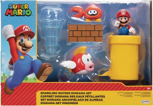 Nintendo Super Mario Sparkling Waters Diorama Set