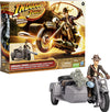 Hasbro Indiana Jones Worlds of Adventure Action Figure with Motorcycle and Sidecar