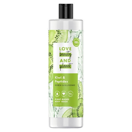 Love Beauty and Planet Kiwi & Peptides Refresh & Rejuvenate Body Wash - 20 fl oz