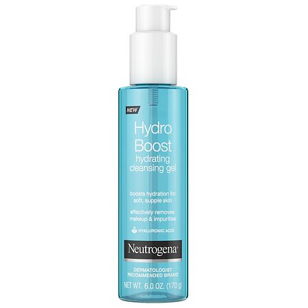 Neutrogena Hydro Boost Lightweight Hydrating Facial Gel Cleanser, Gentle Face Wash & Makeup Remover with Hyaluronic Acid, Hypoallergenic & Paraben-Free, 6 fl. Oz (B01LETURZI)