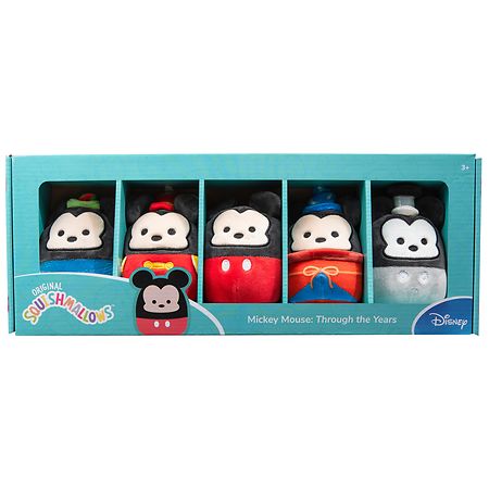 Squishmallows 4-Inch Disney Mickey Mouse Through the Years Plush