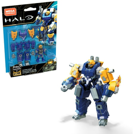 Mega Construx Halo Skyfire Exosuit construction set with micro action figures  Building Toys for Kids (81 Pieces)