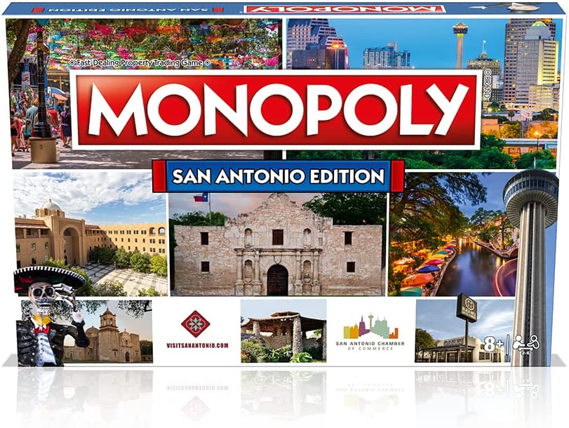 San Antonio Monopoly Board Game Edition, Family Game for Ages 8 and up Visit the Monopoly Store