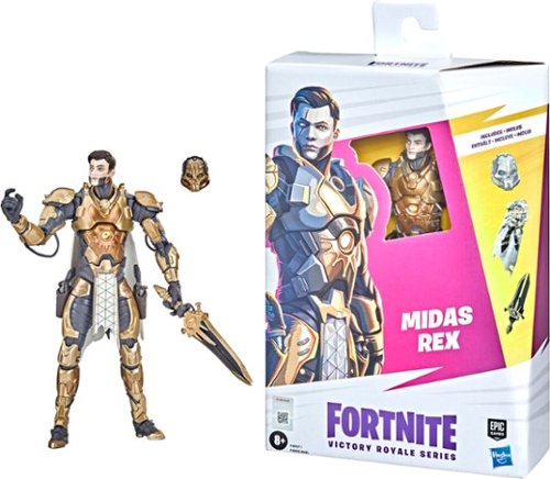 Hasbro Fortnite Victory Royale Series Midas Rex Collectible Action Figure with Accessories - Ages 8 and Up, 6-inch