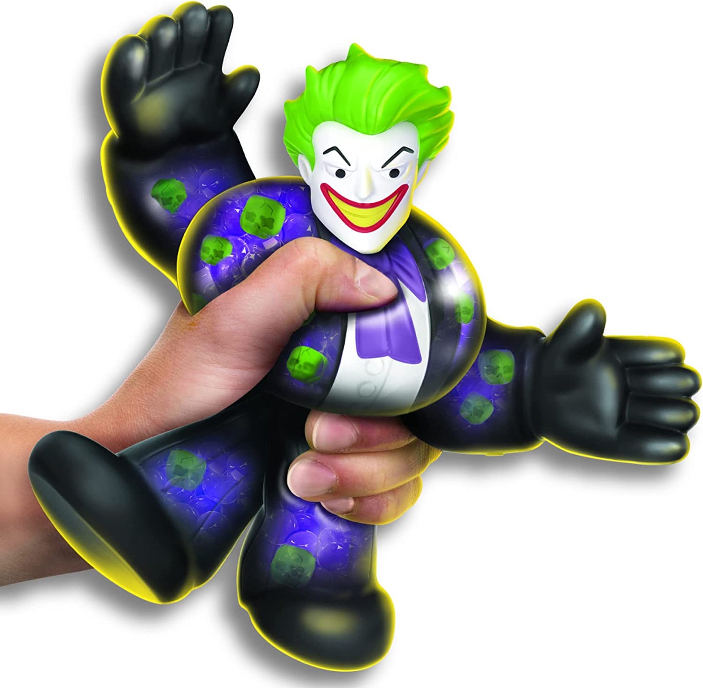 Heroes of Goo Jit Zu DC Hero Pack - The Tuxedo Joker - Squishy, Stretchy, and gooey Hero. Multicolor 41290