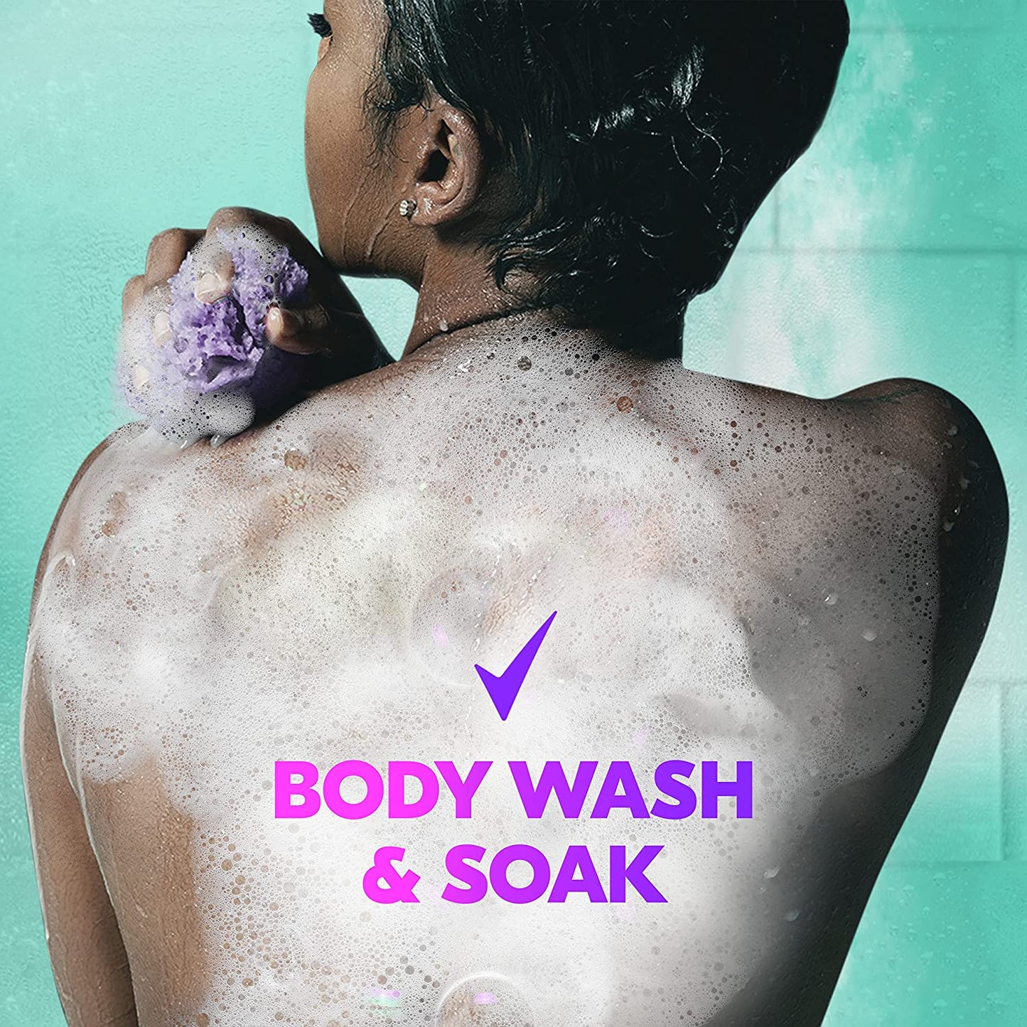 Degree Maximum Recovery Body Wash & Soak Post-Workout Recovery Skincare Routine Lavender Extract + Epsom Salt + Electrolytes Bath and Body Product 22 oz