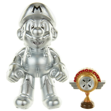 Nintendo Metal Mario with Trophy Action Figure Set