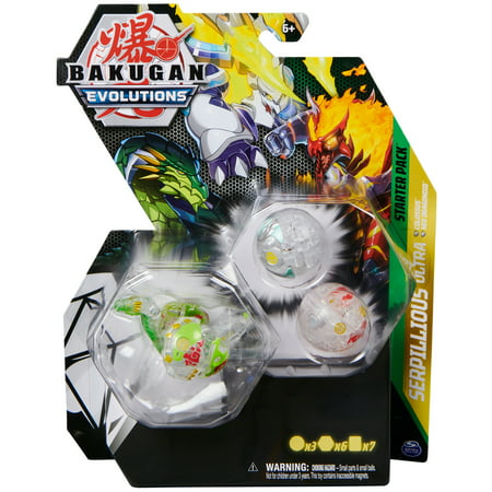 Bakugan Evolutions Starter Pack 3-Pack  Serpillious Ultra