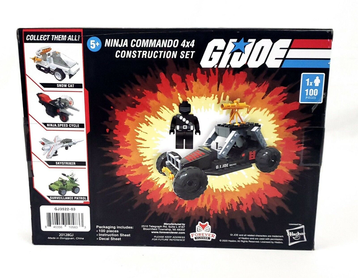 GI Joe Ninja Commando 4X4 Construction Set (100 Pieces)