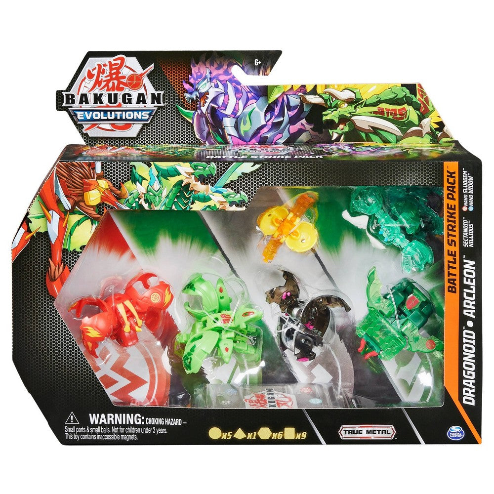 Bakugan Evolutions Dragonoid and Sluggler Battle Strike Pack