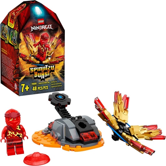 LEGO NINJAGO Spinjitzu Burst - Kai 70686 NINJAGO Accessory Set Building Kit Featuring Ninja Minifigure (48 Pieces)