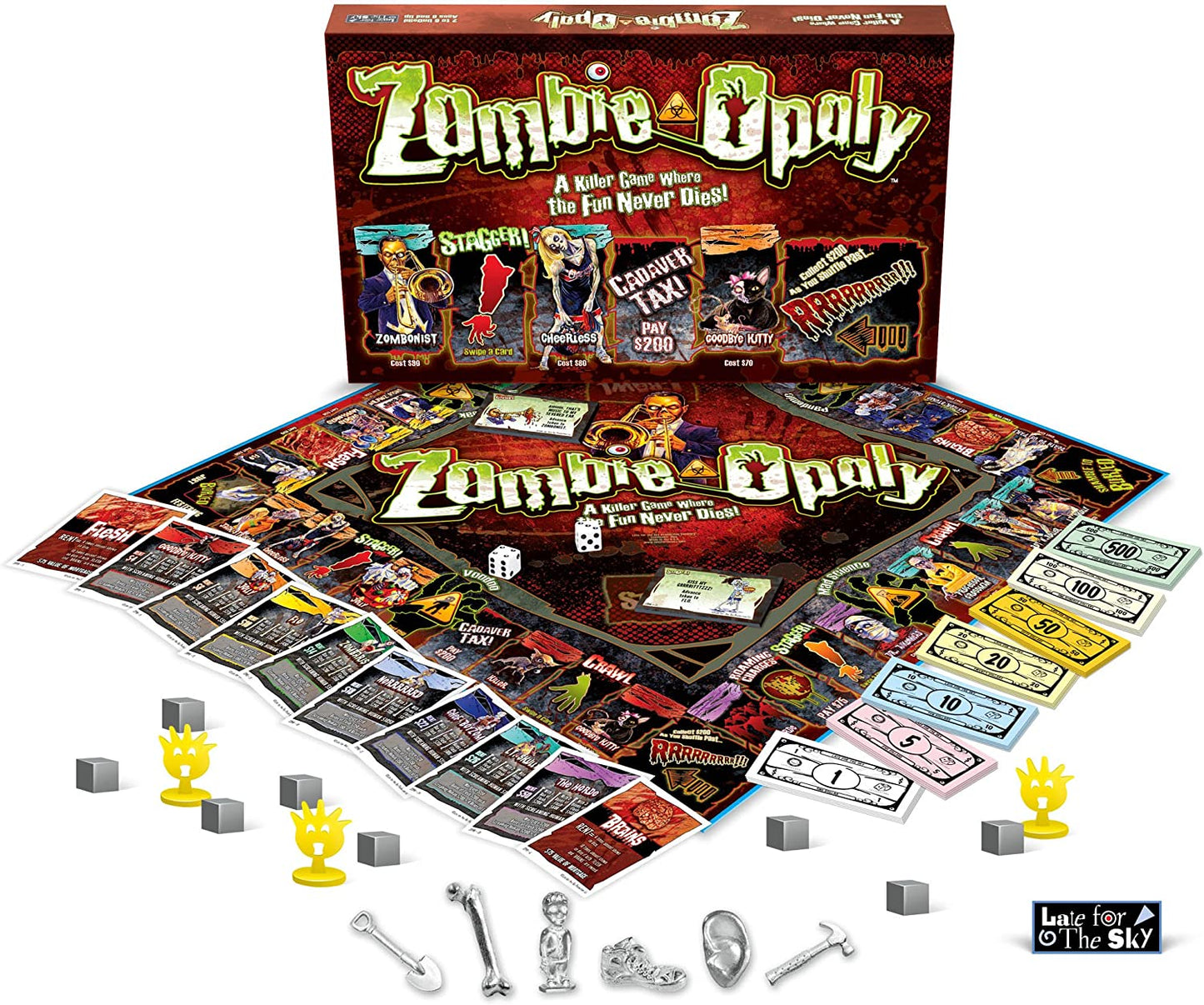 Late for the Sky Zombie-opoly