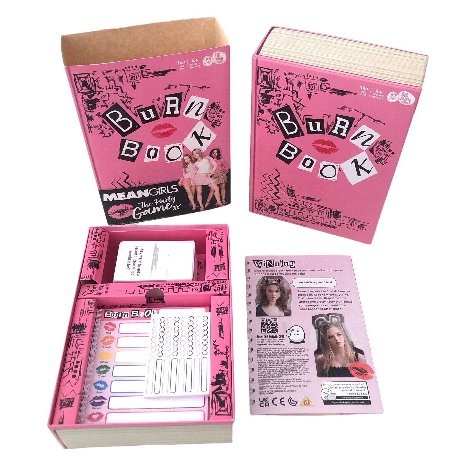 MEAN GIRLS PARTY GUESSING CARD BOARD GAME – Fashions for Home