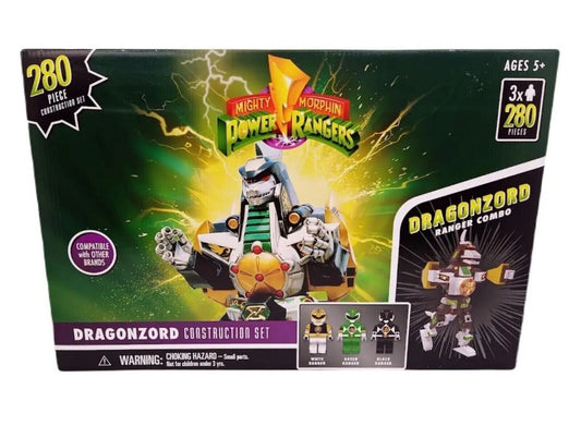 Dragonzord Mighty Morphin Power Rangers Construction Set 280 pieces Hasbro