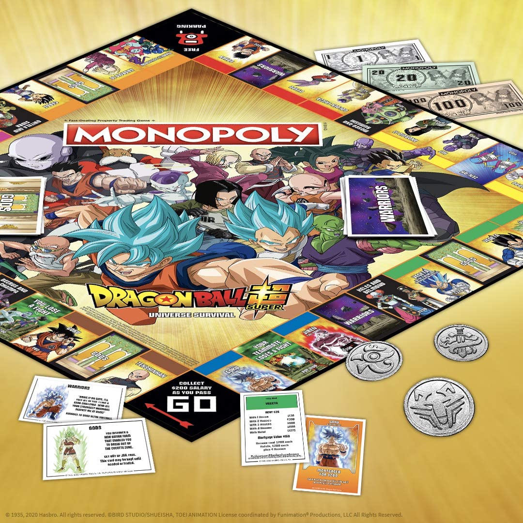 Monopoly Dragon Ball Super Board Game Multicolor