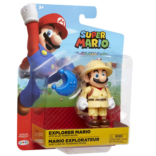 Nintendo Explorer Mario with Blue Power Moon