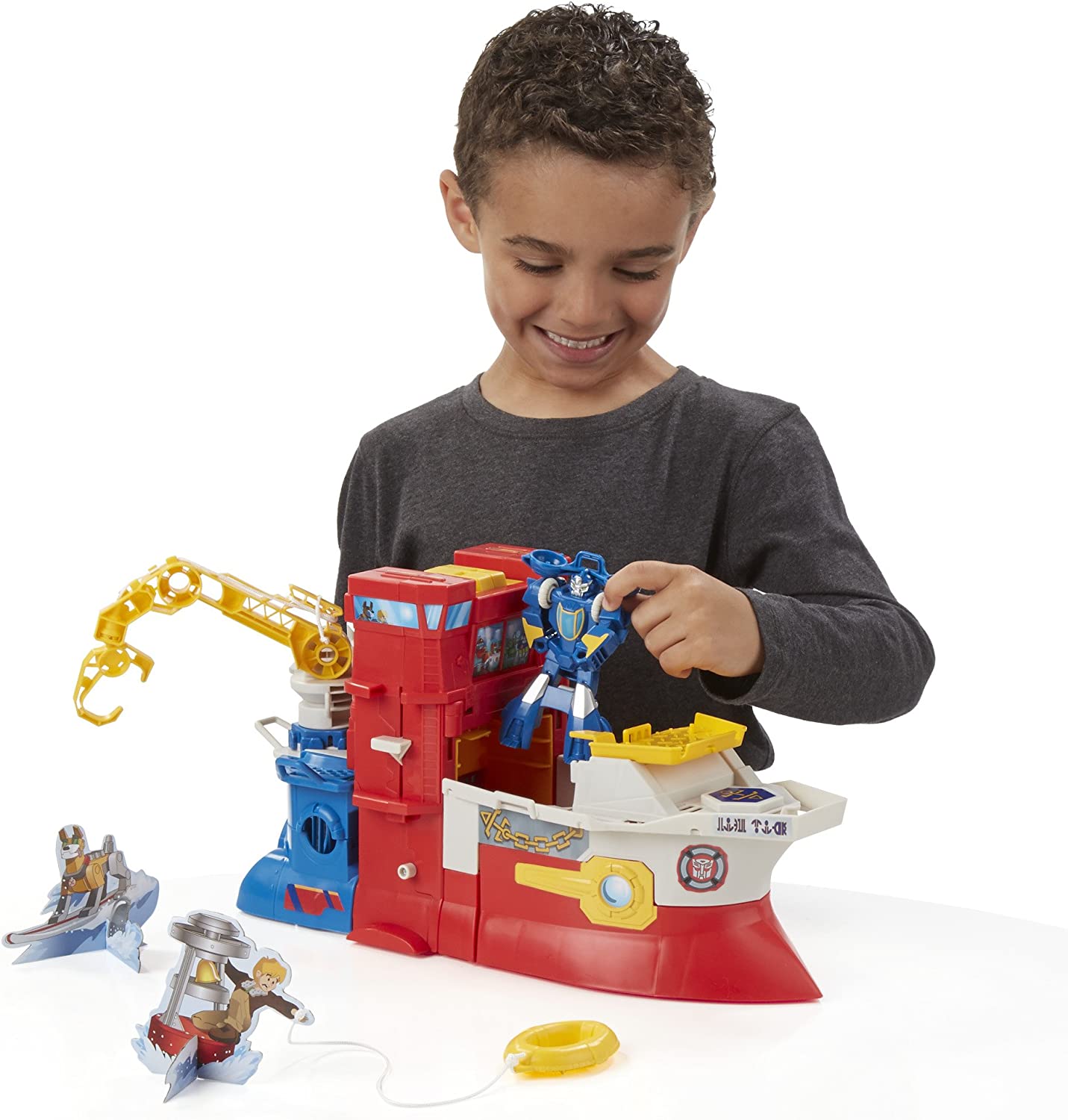 Playskool Heroes Transformers Rescue Bots High Tide Rescue Rig Playset