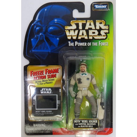 Star Wars Power of the Force Hologram Green Card Han Solo with Heavy Assault Rifle and Blaster