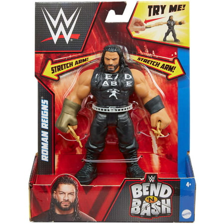 WWE Bend ‘N Bash Action Figures  5.5-inch Collectible for Ages 6 Years Old & Up