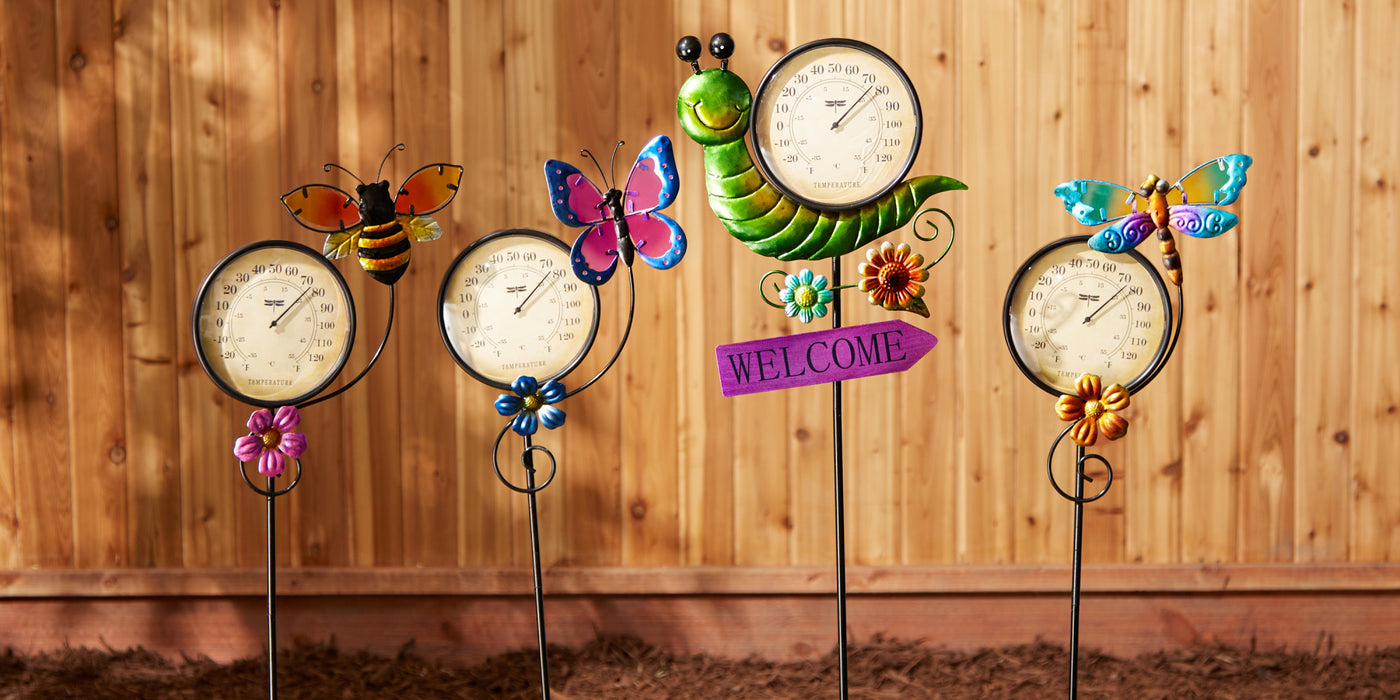 Dragonfly Garden Thermometer