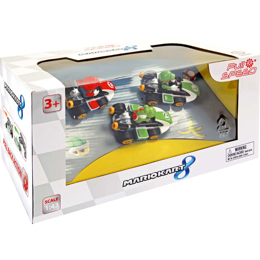 Carrera Pull and Speed Mario Kart 8 3-Pack Racers  Mario  Luigi and Yoshi